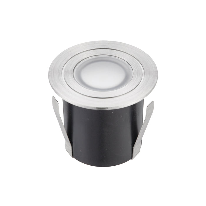 Saxby 73464 Hayz round IP67 1.2W Marine grade brushed stainless steel & frosted pc 1.2W LED module (SMD 2835) Warm White - westbasedirect.com