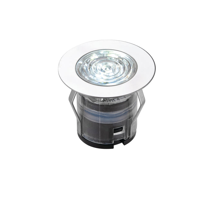 Saxby 76616 IkonPRO CCT 6500K/Blue 35mm kit IP67 0.75W Polished stainless steel & clear pc 10 x 0.75W LED module (SMD 4014) CCT - westbasedirect.com