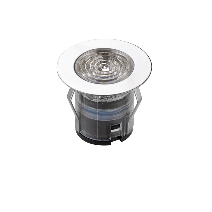 Saxby 76616 IkonPRO CCT 6500K/Blue 35mm kit IP67 0.75W Polished stainless steel & clear pc 10 x 0.75W LED module (SMD 4014) CCT - westbasedirect.com