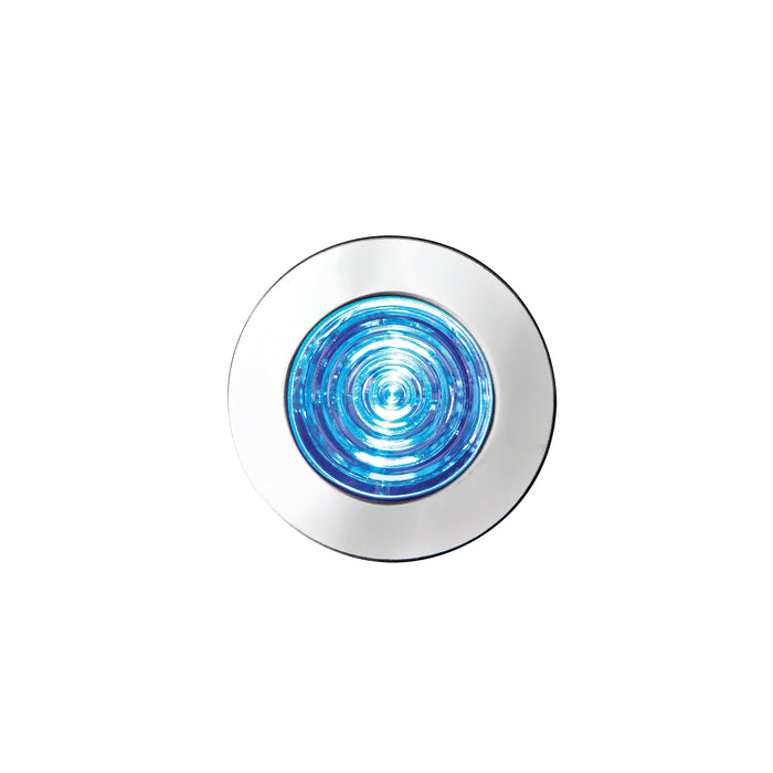 Saxby 76616 IkonPRO CCT 6500K/Blue 35mm kit IP67 0.75W Polished stainless steel & clear pc 10 x 0.75W LED module (SMD 4014) CCT - westbasedirect.com