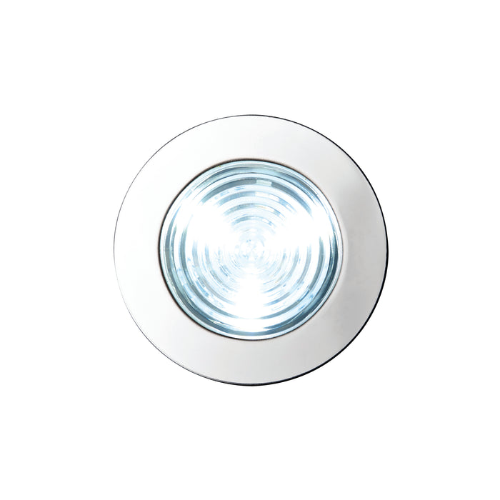 Saxby 76617 IkonPRO CCT 6500K/Blue 45mm kit IP67 0.75W Polished stainless steel & clear pc 10 x 0.75W LED module (SMD 4014) CCT - westbasedirect.com