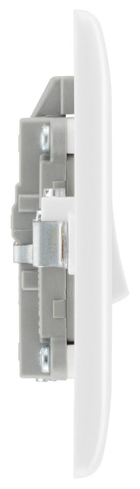 BG 830 White Round Edge 20A DP Switch - westbasedirect.com