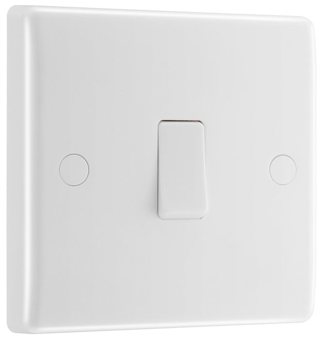 BG 832 White Round Edge 20A DP Switch + Cable Outlet - westbasedirect.com