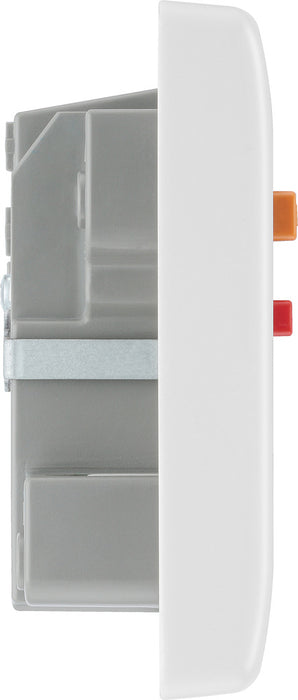 BG 855RCD White Round Edge RCD Protection 13A Fused Connection Unit - westbasedirect.com
