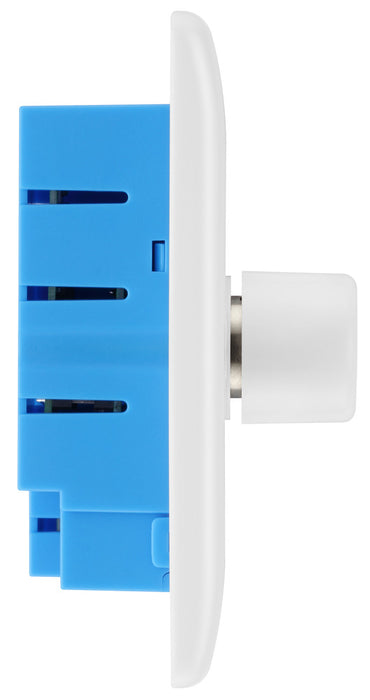BG 882S/HC White Moulded Round Edge 2 Gang 2 Way Secondary Smart Dimmer Switch - westbasedirect.com