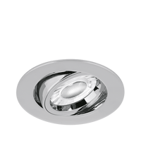 Aurora EN-DLM357PC EDLM GU10 Adjustable IP20 Lock Ring Downlight Polished Chrome