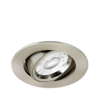 Aurora EN-DLM357SN EDLM GU10 Adjustable IP20 Lock Ring Downlight Satin Nickel