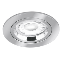 Aurora EN-DLM356PC EDLM GU10 Fixed IP20 Lock Ring Downlight Polished Chrome