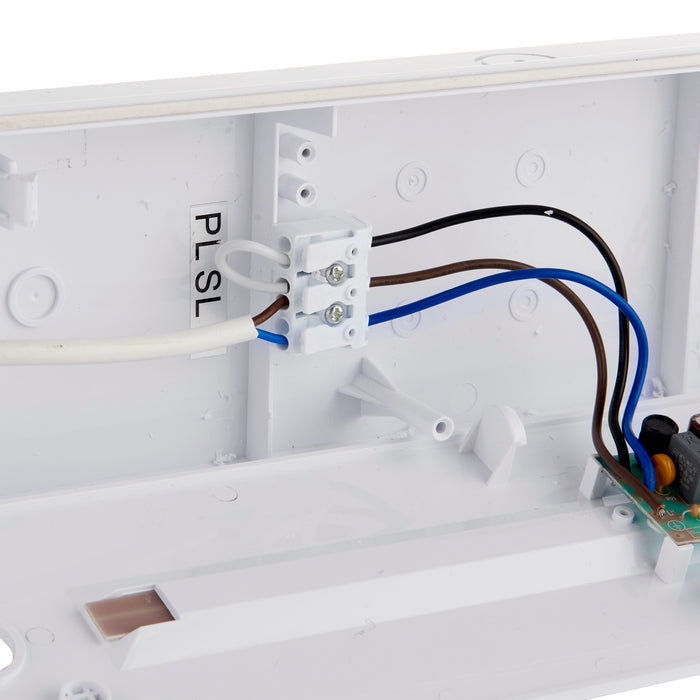 Saxby 91146 Sight Plus IP65 4.5W Clear prismatic & gloss white pc 4.5W LED module (SMD 2835) Daylight White - westbasedirect.com