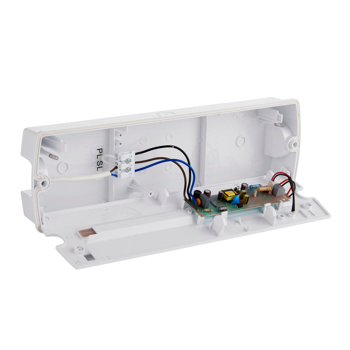 Saxby 91146 Sight Plus IP65 4.5W Clear prismatic & gloss white pc 4.5W LED module (SMD 2835) Daylight White - westbasedirect.com