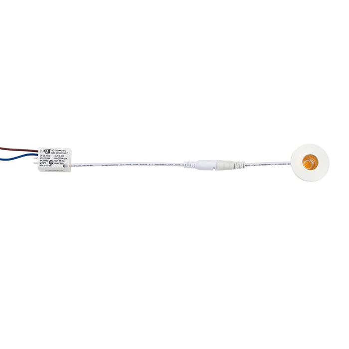 Saxby 91513 LALO 3000K IP44 4W Matt white paint & clear acrylic 4W LED module (COB) - westbasedirect.com