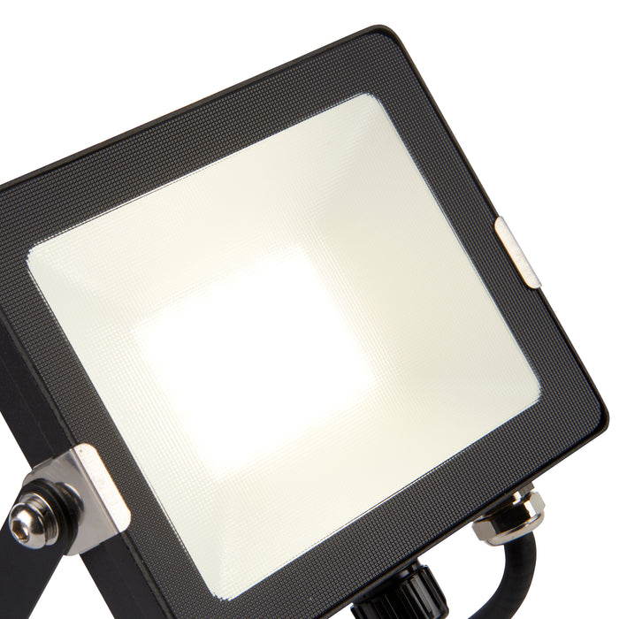 Saxby 91862 Salde IP65 30W Matt black paint 30W LED module (SMD 2835) Cool White - westbasedirect.com
