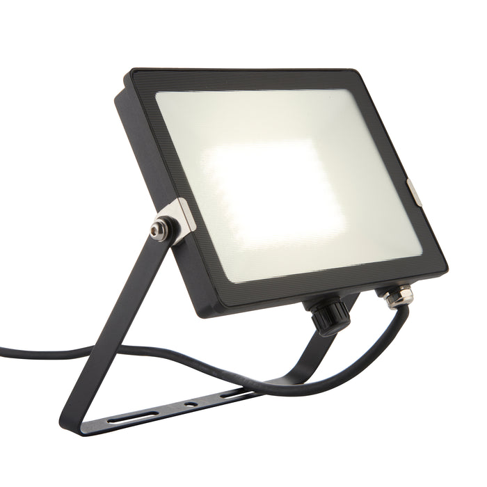 Saxby 91863 Salde IP65 50W Matt black paint 50W LED module (SMD 2835) Cool White - westbasedirect.com