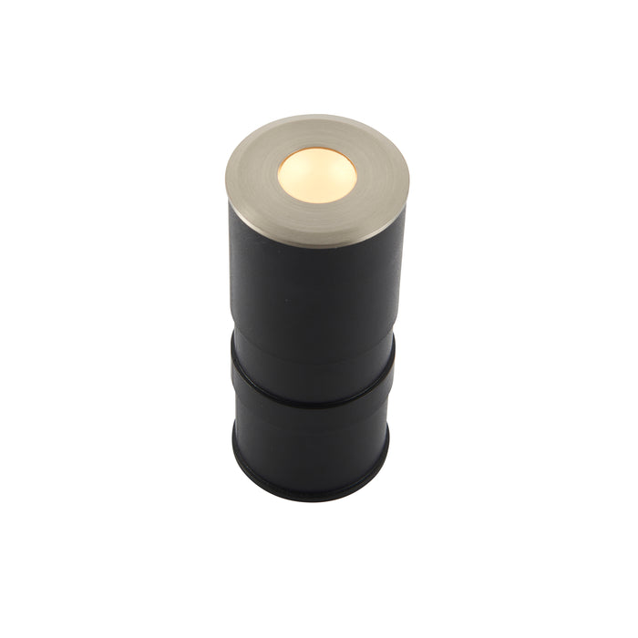 Saxby 91954 Hades 3000K IP67 1.2W Satin nickel effect plate & frosted pc 1.2W LED module (SMD 2835) Warm White - westbasedirect.com