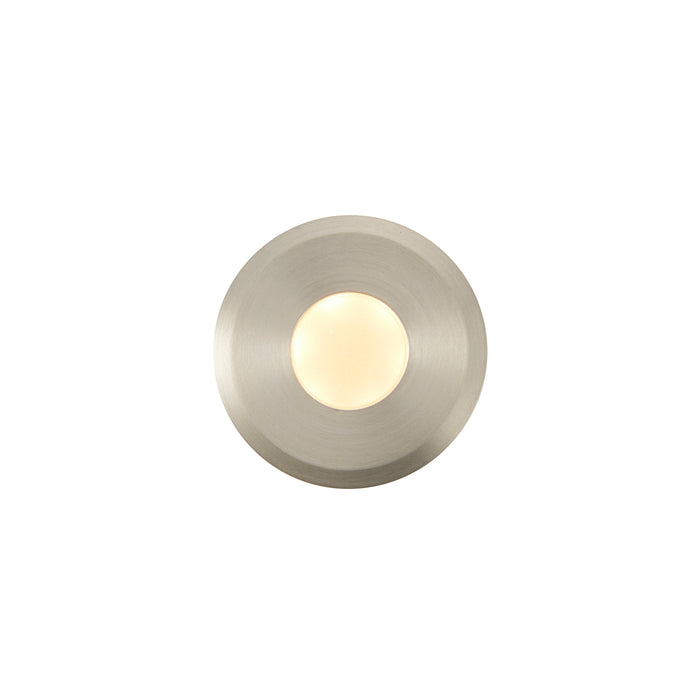 Saxby 91954 Hades 3000K IP67 1.2W Satin nickel effect plate & frosted pc 1.2W LED module (SMD 2835) Warm White - westbasedirect.com