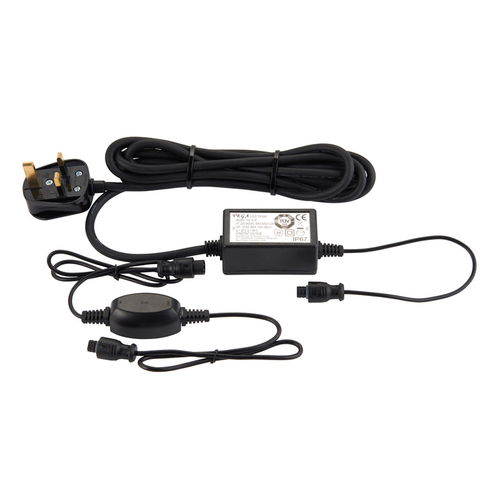 Saxby 91961 Smart IKON RGB IP67 0.75W Polished stainless steel & clear pc 10 x 0.75W LED module (SMD 2835) RGB - westbasedirect.com