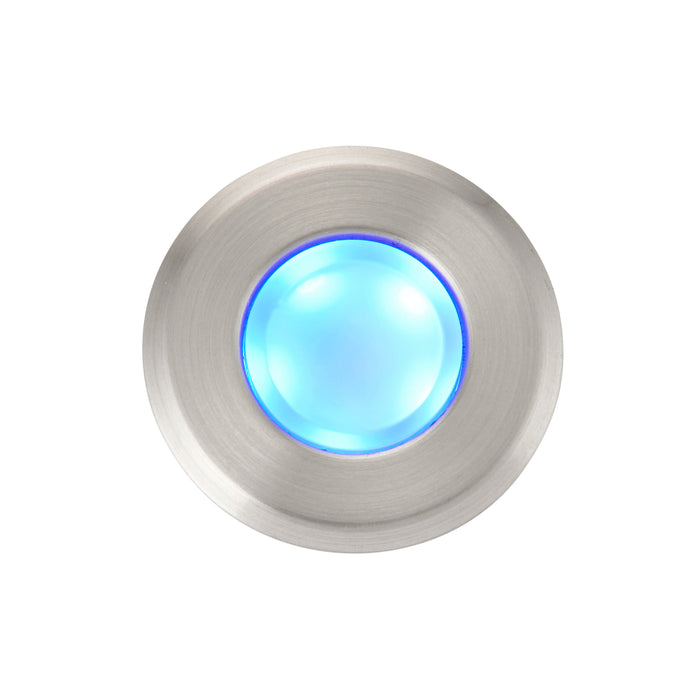 Saxby 92012 Cove blue IP67 0.8W Marine grade brushed stainless steel & frosted pc 0.8W LED module (SMD 2835) Blue - westbasedirect.com