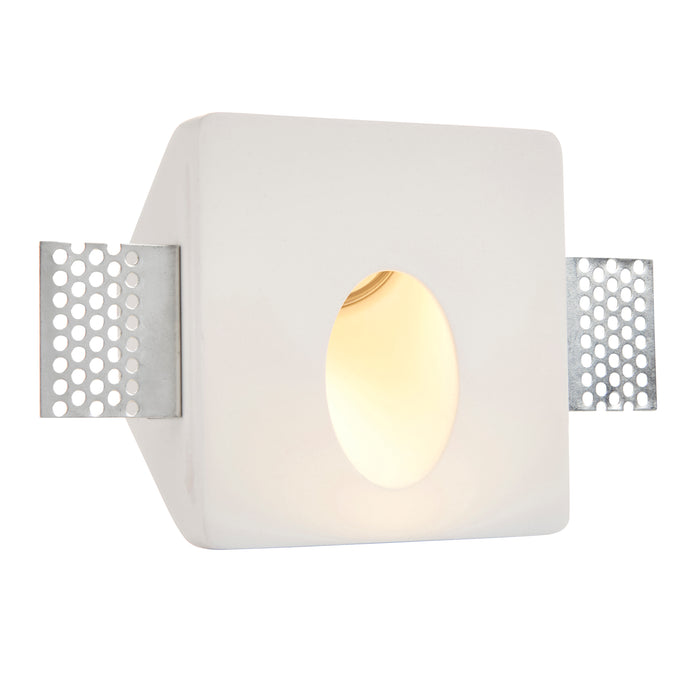 Saxby 92312 Zeke square 1.6W White plaster 1.6W LED module (SMD 3535) Warm White - westbasedirect.com