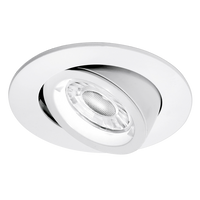 Aurora EN-DLM355W EDLM GU10 IP20 Wallwasher Lock Ring Downlight White