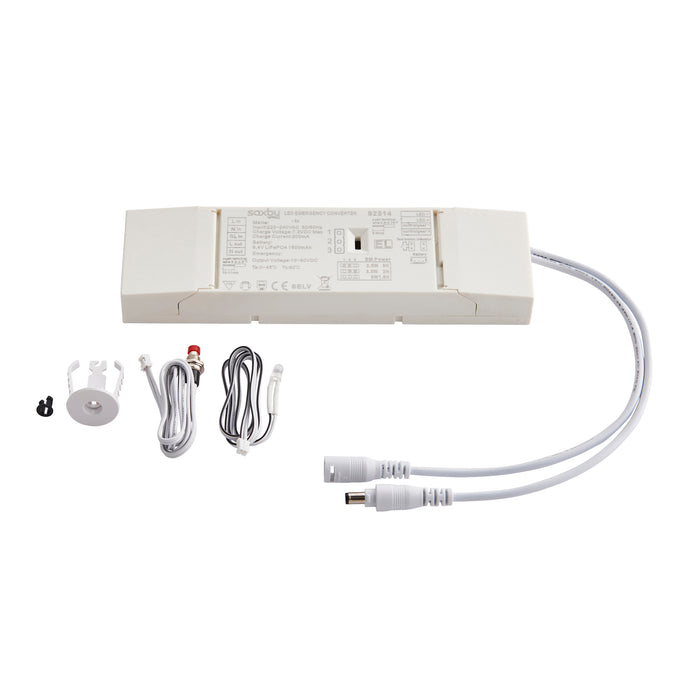 Saxby 92514 Emergency LED conversion kit EM Gloss white pc - westbasedirect.com
