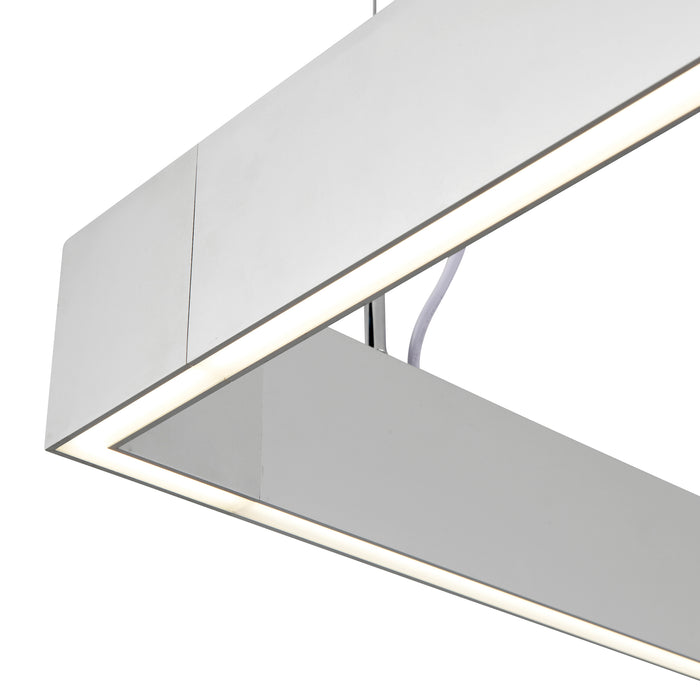 Saxby 92521 Kingsley 90 Degree Corner 3W Silver anodised 3W LED module (SMD 2835) Cool White - westbasedirect.com