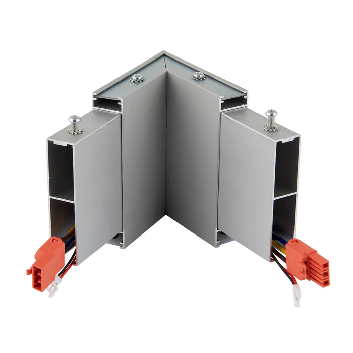 Saxby 92522 Kingsley 60 Degree Corner 3W Silver anodised 3W LED module (SMD 2835) Cool White - westbasedirect.com