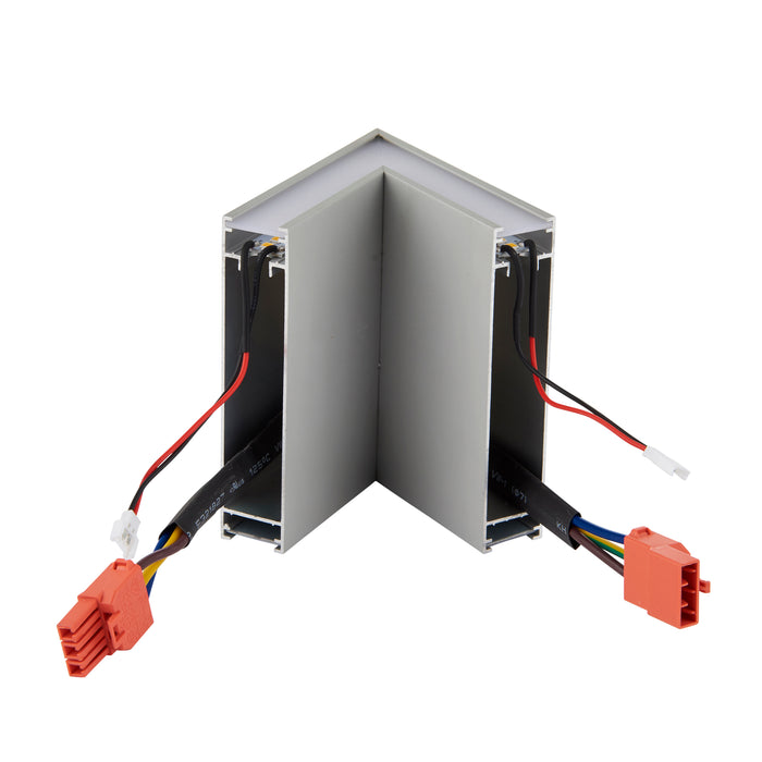 Saxby 92522 Kingsley 60 Degree Corner 3W Silver anodised 3W LED module (SMD 2835) Cool White - westbasedirect.com