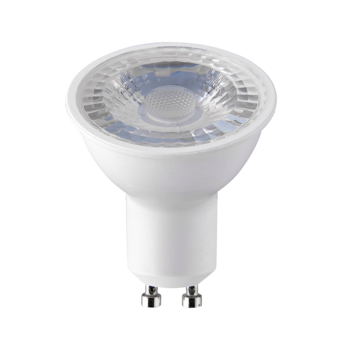 Saxby 92537 GU10 LED blue 5W Matt white plastic & clear prismatic pc 5W LED GU10 - westbasedirect.com
