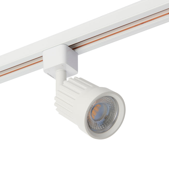 Saxby 94061 Pacto track white 3000K 10W Matt white paint & clear prismatic pc 10W LED module (SMD 2835) Warm White - westbasedirect.com