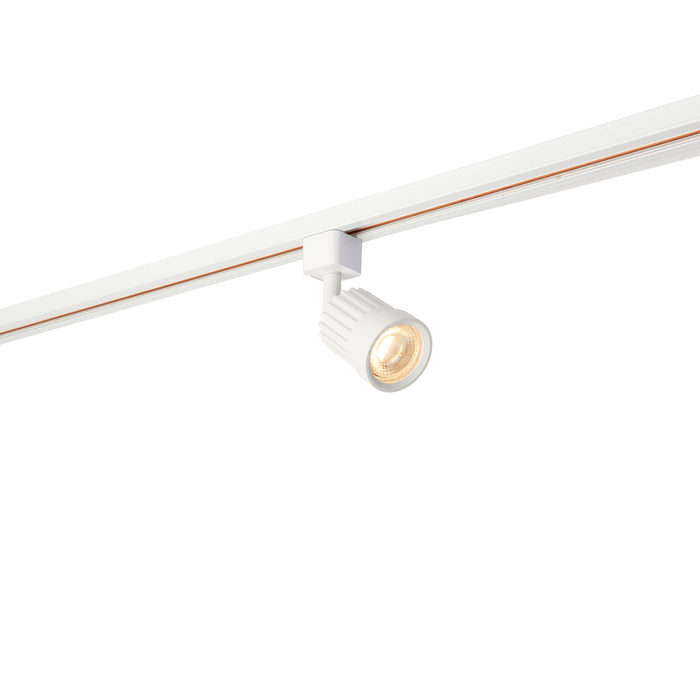 Saxby 94061 Pacto track white 3000K 10W Matt white paint & clear prismatic pc 10W LED module (SMD 2835) Warm White - westbasedirect.com