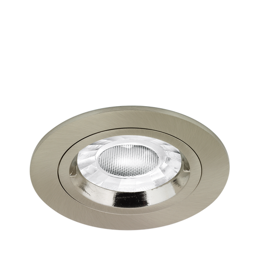 Enlite DL1S 230V GU10 Fixed Lock Ring Downlight Satin Nickel (Lamp Not Included) - westbasedirect.com
