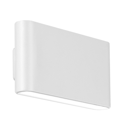 Aurora EN-WL82W/40 240V 12W IP65 Fixed Up/Down LED Wall Light White 4000K - westbasedirect.com
