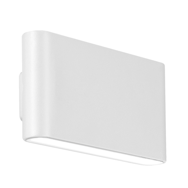 Aurora EN-WL82W/40 240V 12W IP65 Fixed Up/Down LED Wall Light White 4000K - westbasedirect.com