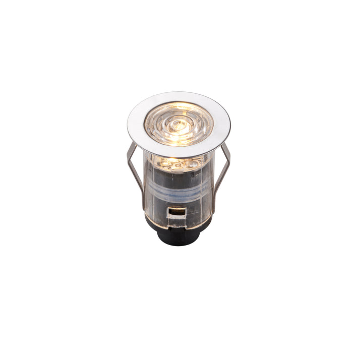 Saxby 94430 IkonPRO CCT 3000K/4000K 25mm IP67 0.75W Polished stainless steel & clear pc 0.75W LED module (SMD 4014) CCT - westbasedirect.com