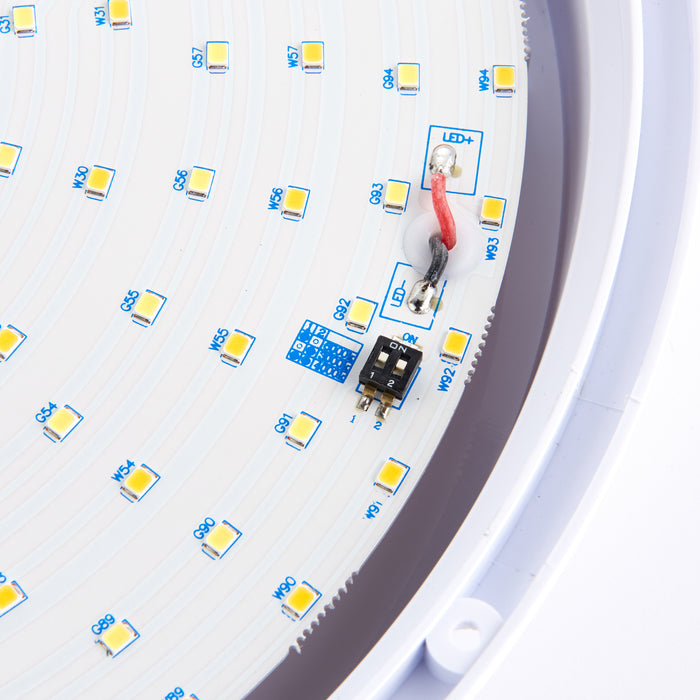 Saxby 94519 Cobra CCT white IP44 15W Opal pc & white abs plastic 15W LED module (SMD 2835  CCT) CCT - westbasedirect.com