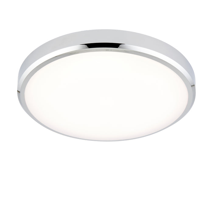 Saxby 94520 Cobra CCT chrome IP44 15W Opal pc & chrome effect abs plastic 15W LED module (SMD 2835  CCT) CCT - westbasedirect.com