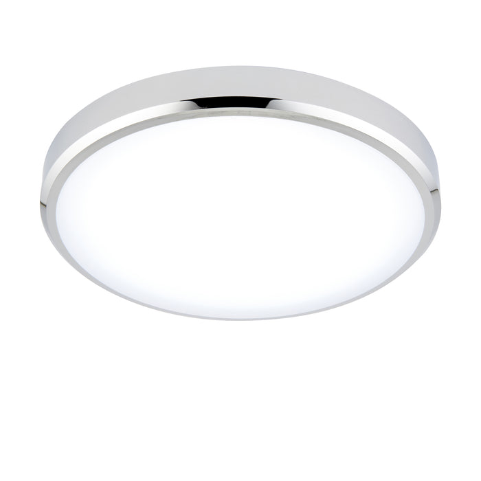 Saxby 94520 Cobra CCT chrome IP44 15W Opal pc & chrome effect abs plastic 15W LED module (SMD 2835  CCT) CCT - westbasedirect.com