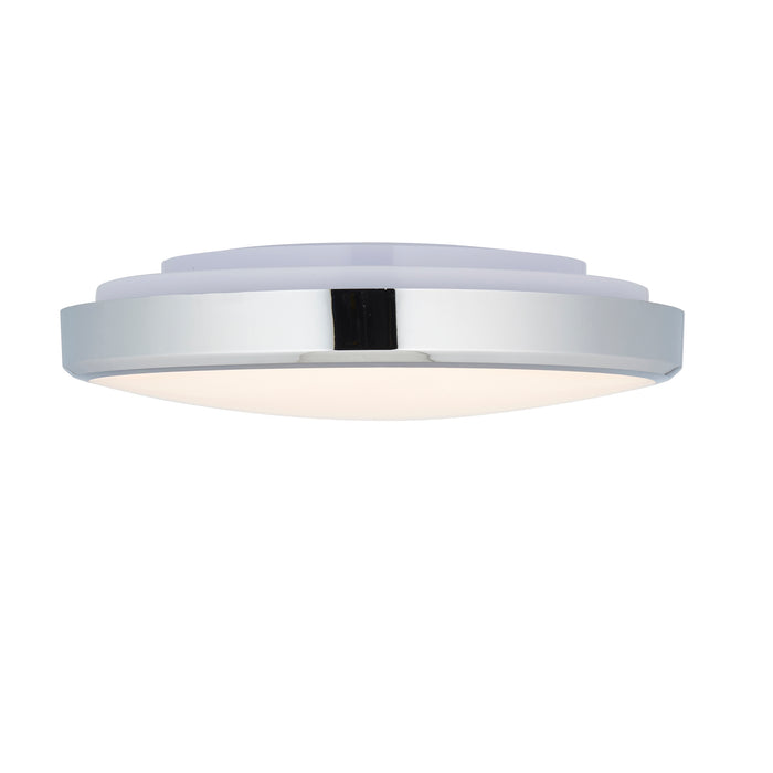 Saxby 94520 Cobra CCT chrome IP44 15W Opal pc & chrome effect abs plastic 15W LED module (SMD 2835  CCT) CCT - westbasedirect.com