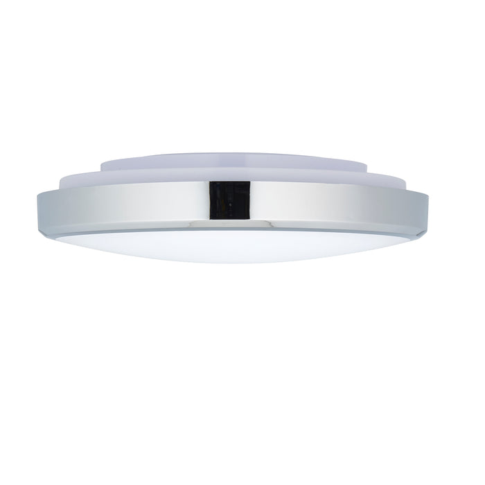 Saxby 94520 Cobra CCT chrome IP44 15W Opal pc & chrome effect abs plastic 15W LED module (SMD 2835  CCT) CCT - westbasedirect.com