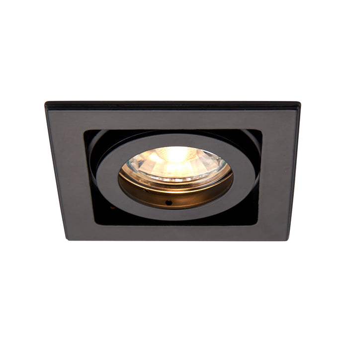 Saxby 94795 Xeno single 50W Matt black paint 50W GU10 reflector (Required) - westbasedirect.com
