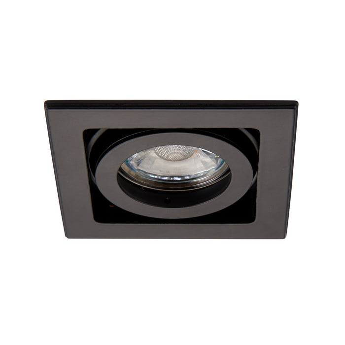 Saxby 94795 Xeno single 50W Matt black paint 50W GU10 reflector (Required) - westbasedirect.com