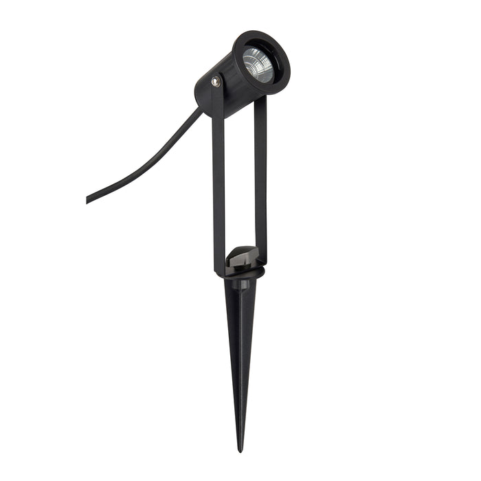 Saxby 95206 Picco Mini 4000K IP65 8W Matt black paint & clear glass 8W LED module (COB) Cool White - westbasedirect.com