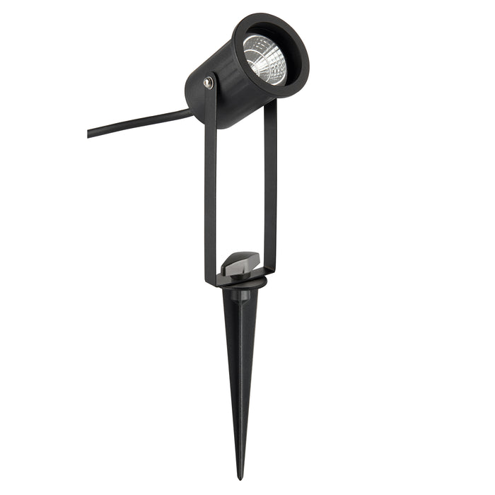 Saxby 95207 Picco 4000K IP65 12W Matt black paint & clear glass 12W LED module (COB) Cool White - westbasedirect.com