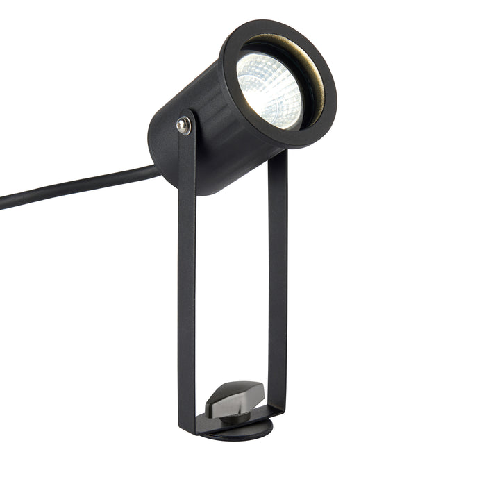 Saxby 95207 Picco 4000K IP65 12W Matt black paint & clear glass 12W LED module (COB) Cool White - westbasedirect.com