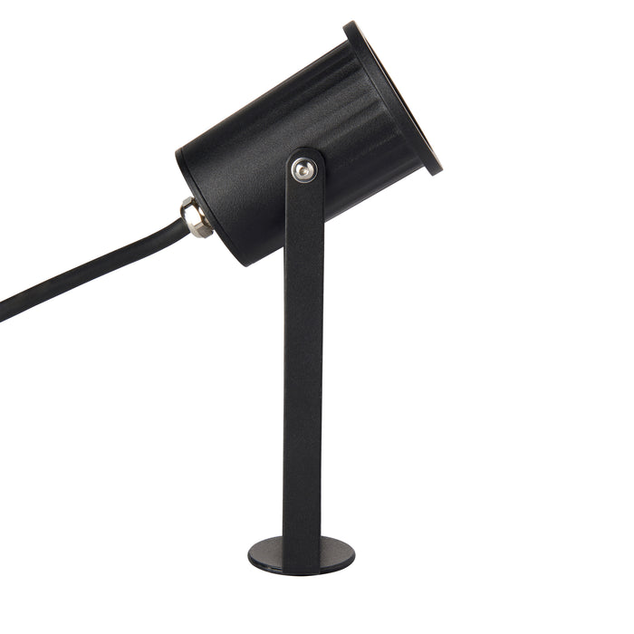 Saxby 95207 Picco 4000K IP65 12W Matt black paint & clear glass 12W LED module (COB) Cool White - westbasedirect.com