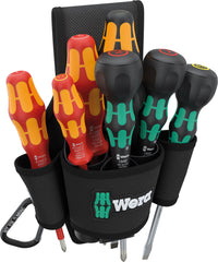 Wera 05136033001 9621 Belt-Pouch Set 2, Screwdriver set