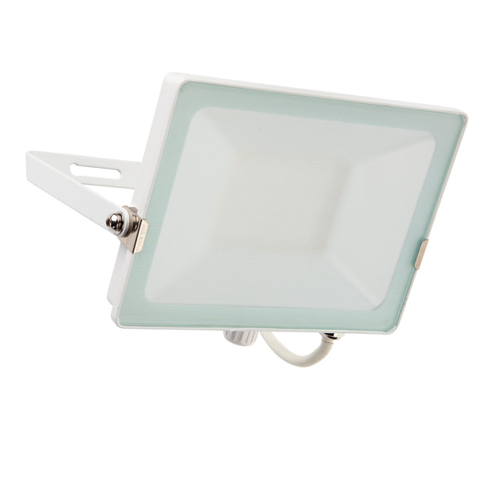 Saxby 98446 Salde IP65 50W Matt white paint 50W LED module (SMD 2835) Cool White - westbasedirect.com