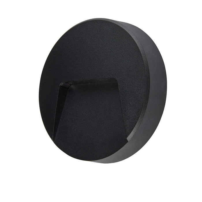 Saxby 99545 Severus CCT round indirect IP65 3W Black abs plastic & clear pc 3W LED module (SMD 2835  CCT) CCT - westbasedirect.com