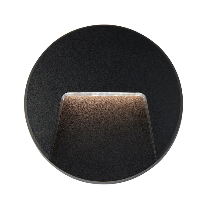 Saxby 99545 Severus CCT round indirect IP65 3W Black abs plastic & clear pc 3W LED module (SMD 2835  CCT) CCT - westbasedirect.com