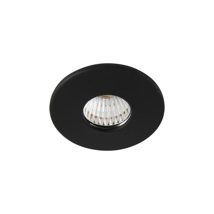 Saxby 99558 LALO 4000K IP44 4W Matt black paint & clear acrylic 4W LED module (COB) - westbasedirect.com